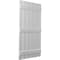 Ekena Millwork Americraft 6-Board (3 Batten) Exterior Real Wood Spaced Board-n-Batten Shutters, ARW401SB623X77PRH ARW401SB623X77PRH - alternate 3
